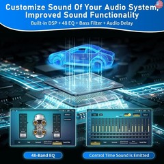 4GB+64GB 5G WiFi Car Stereo for Honda CRV 2007-2011 Radio with Wireless CarPlay