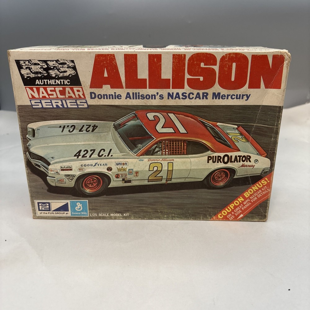 1973 MPC Mercury Cyclone #21 Donnie Allison # 1-1704 Vintage Nascar AMT Read Des