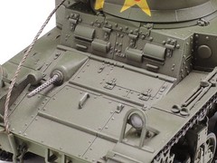 TAMIYA 35360 1:35 US Light Tank M3 Stuart – Late Production Plastic Model Kit