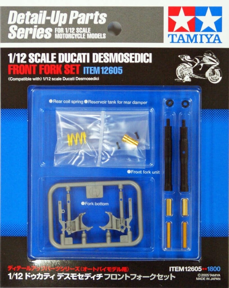 Tamiya 1/12 Detail Up Parts Series No.05 Ducati Desmosedici Front Fork Set Plast