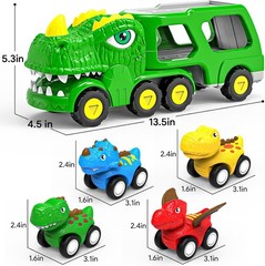 ENJSD Toys for 1 2 3 4 Year Old Boys, 5 in 1 Ages 2-4 with 4…
