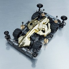 Silver JueDi ZhanChe Mini 4WD, Carbon & Alloy Upgraded, Ready to Run