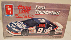 AMT #9 Coors Light Ford Thunderbird Bill Elliott Kit # 6740 Factory Sealed 1:25