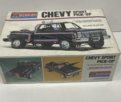 Vintage 1977 Monogram Chevy Sport Pick-Up Truck Model Kit 2228 1/24 Scale NEW