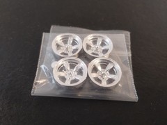 AMT Mpc Revell Mag Style Chrome Wheels Set 1/25 Scale Set Of 4