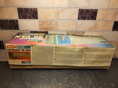 1980 Monogram Fruehauf 40 Foot Van Trailer Harley-Davidson Vintage Model #1207