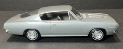 1967 MPC Plymouth Barracuda Hardtop Dealer Promo Car RARE Metallic Silver