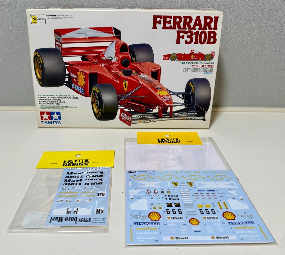 TAMIYA 20030 1/20 Scale Ferrari F310B w/TABU DESING Decals