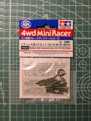 Tamiya MINI 4WD Parts STAINLESS STEEL COUNTERSUNK SCREW (10/12/20/25/30mm) 15510