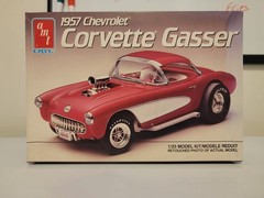 *Rare / Vintage* AMT / Ertl 1957 Chevy Corvette Gasser (Empty) Box #6355