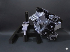 CHEVY Camaro SS L99 6.2 model Engine VROOM VROOM 3D PRINTED MODEL ENGINE