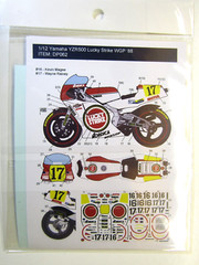 Decalpool Decal Sheet 1/12 Yam YZR500 Lucky Strike K.Magee & W.Rainey ’88 DP062