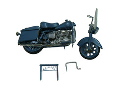 Vintage Pyro Harley Davidson Electra Glide Motorcycle Model Kit Adult Assembled