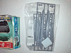 U-BOAT U 84 TYPE VII B WW II GERMAN SUBMARINE 1/400 MIRAGE