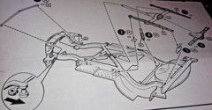 1957 CORVETTE GASSER CHASSIS,FRAME,SUSPENSION
