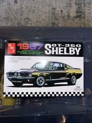 Black AMT 1967 Ford Shelby GT350 1/25 Plastic Model Kit 834M/12 open box