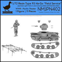 NUMODEL NMJPN402 | 1/72 Resin WWII IJA Type 95 Ha-Go Light Tank “Field Service”