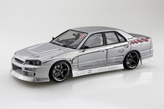 Aoshima 1/24 Uras 2002 D1 Spec Replica Er34 Skyline 2002 Plastic Model Kit