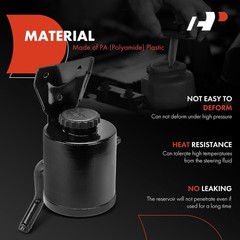 A-Premium Power Steering Reservoir/Tank with Cap & Bracket Compatible with