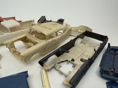 Huge Vintage Junkyard 1/25 Scale Model Plastic Cars Lot Parts 1970s