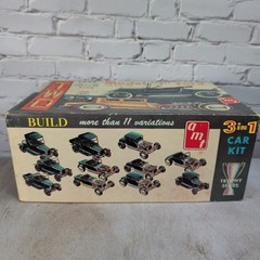 AMT 1925 Ford Model T 3 in 1 Empty Box Only Vintage Model Kit