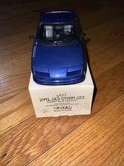 AMT/ERTL 1991 Geo Storm GSI Promo Model #6977 Cobalt Blue Metallic NEW