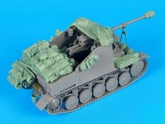 1/35 Scale Die-Cast Resin Model Assembled Kit Marder II / Sd.Kfz.131 Accessor…