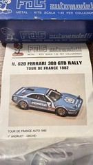 FDS 616 Ferrari 308 GTB Pioneer Monte Carlo 1982 1:43 Sealed NOS Kit