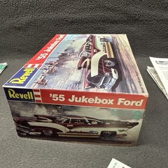 Revell ’55 Jukebox Ford Pro Mod Original Box Only No Parts Decals Manual Display