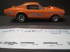 Souza Bros. 65/66 Mustang AWB 1/25th DECAL 1/25 from Fremont Racing Specialties