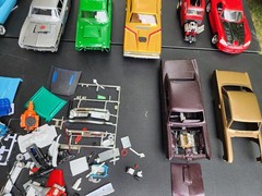 Model Junkyard/parts Plastic Muscle Car Lot Ford,Chevy, Mopar, Pontiac