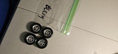MODEL CAR MAG WHEELS AND TIRES BLE14