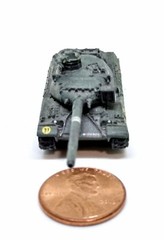 Takara 1/144 World Tank Museum 9. French AMX-30 Command Model. In green (#161)