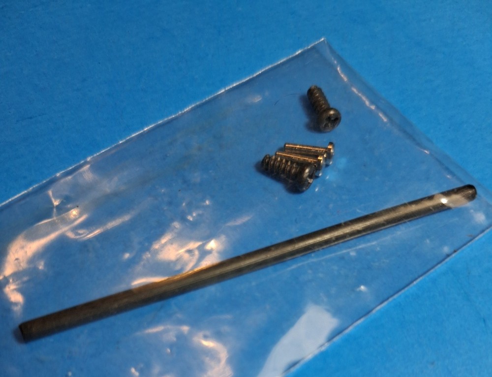 84 CADILLAC LOWRIDER AXLE, PIN & SCREWS – REVELL 4991 – MODEL CAR KIT PARTS LOT