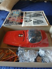 1964 Lindberg GT 200 Motorized Model Kit 1:12 Space Bubble Show Car ~ NICE!