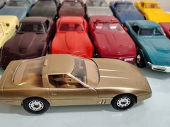 AMT ERTL Chevy Corvette Dealer Promo Model Lot of 15 Cars No Boxes – 1:25 Scale