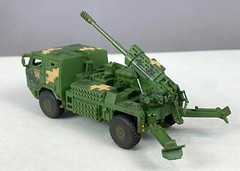 1/72 China PLA PCL-161 122mm Vehicle Mounted Howitzer Jungle Digital Resin Model