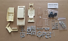 All American Models Resin 1955 Pontiac Safari Station Wagon + Donor Parts 1:25
