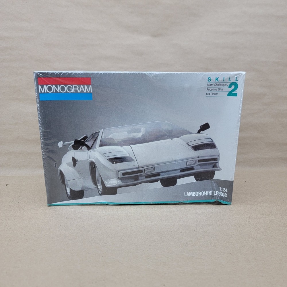 Lamborghini LP500S Monogram 1:24 Plastic Model Kit 2769 Factory Sealed