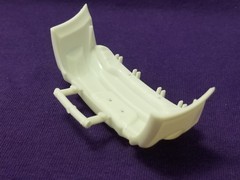 2021 Dodge Charger HELLCAT REAR BUMPER from 1:25 AMT Model Kit