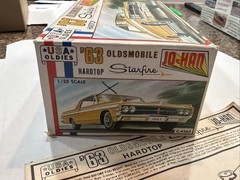 JO-HAN 1963 OLDSMOBILE STARFIRE ORIGINAL BOX/INST ONLY! CIRCA 1970’s! VMCP!