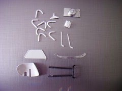 Vintage 1/25 scale AMT piranha drag car kit 910-170 parts lot