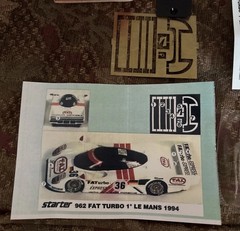 Starter Le Mans 1994 Porsche 962 FAT Resin Kit 1:43 Made In France As Is