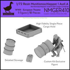 NUMODEL NMGER410 | 1/72 Resin WWII Munitionsschlepper I Ausf A “Box” Light Tank