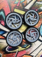 Resin 1/24 Scale 26-Inch Artis Southside Model Car Wheels And Tires, 1/25, Donk