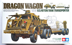 TAMIYA 1/35 Dragon Wagon US 40 ton tank transporter #35230 scale model kit