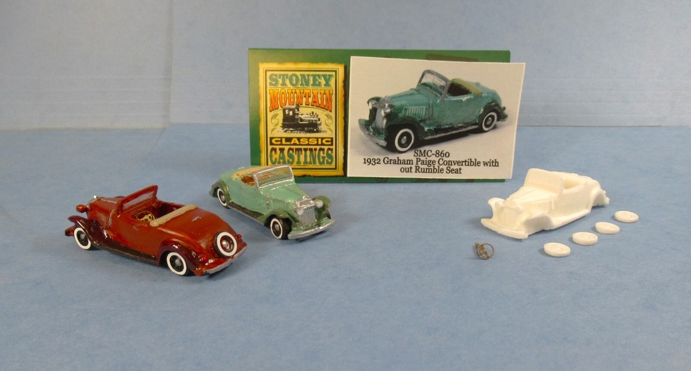 New! SMC-860 1932 Graham Paige Convertible HO-1/87 Scale White Resin Kit