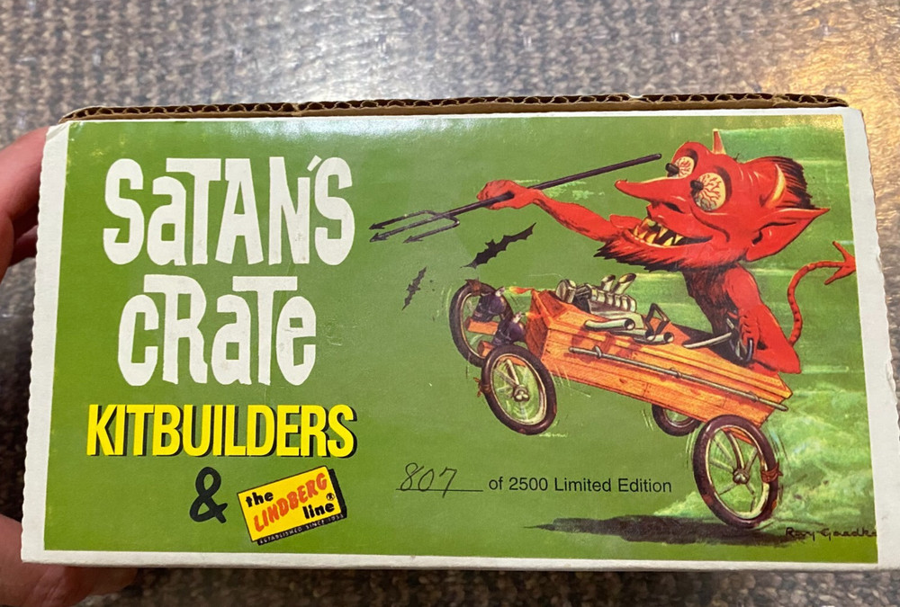 Vintage Satan’s Crate Kitbuilders Lindberg (Limited Edition 807/2500!)