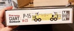 Rare Mil Mod Fire Fighting Giant P-15 & M-23 Resin Model Kit 1/72 NIB US Seller