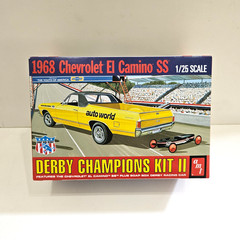 1/25 AMT 1968 CHEVROLET ELCAMINO SS DERBY CHAMPIONS II #AMT1018/12 NEW MODEL